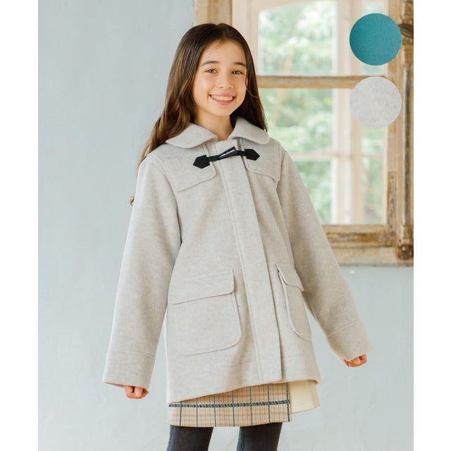 クミキョク キッズ 組曲 KIDS 【110－140cm】ダッフルコート （グレー
