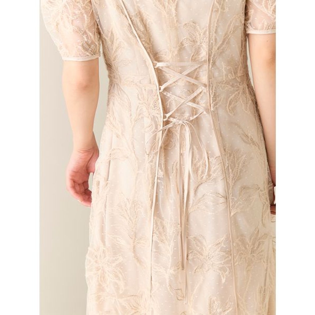 リリーブラウン LILY BROWN チュールエンブロイダリードレス （PBEG