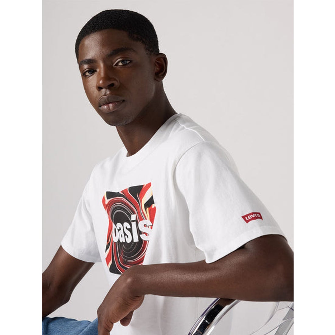 リーバイス LEVI'S LEVI'S(R) x OASIS UNION JACK Tシャツ ホワイト