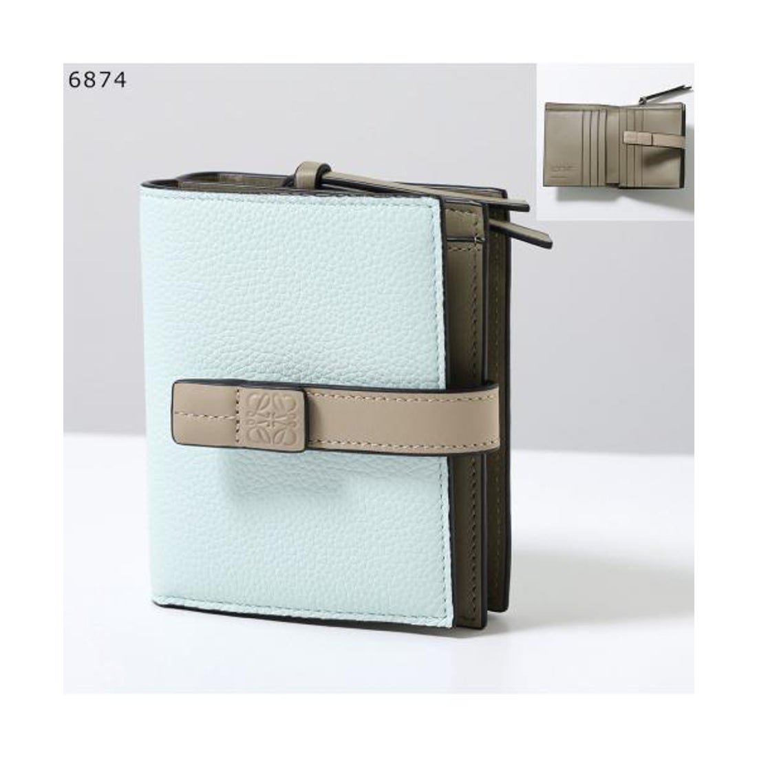 ロエベ LOEWE LOEWE 二つ折り財布 COMPACT ZIP C660Z41X （8468/PAPER