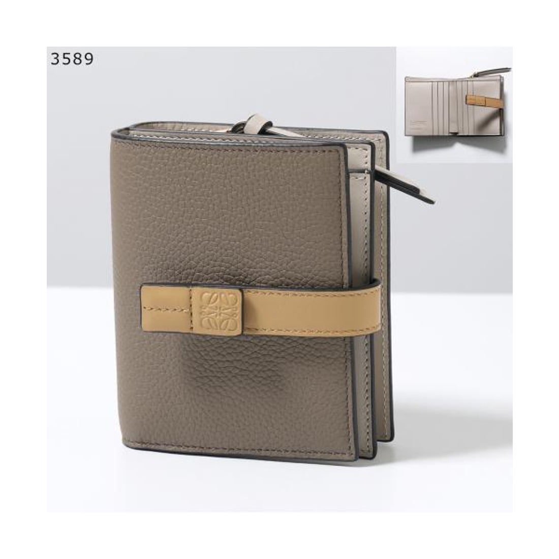 ロエベ LOEWE LOEWE 二つ折り財布 COMPACT ZIP C660Z41X （6874/FROZEN