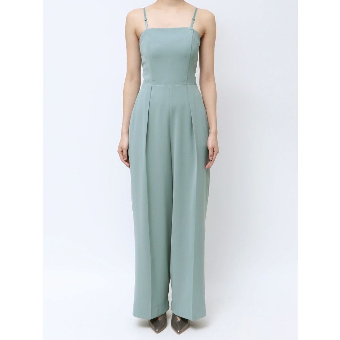 ラグナムーン LAGUNAMOON LADYチュールカラーベアパンツドレス