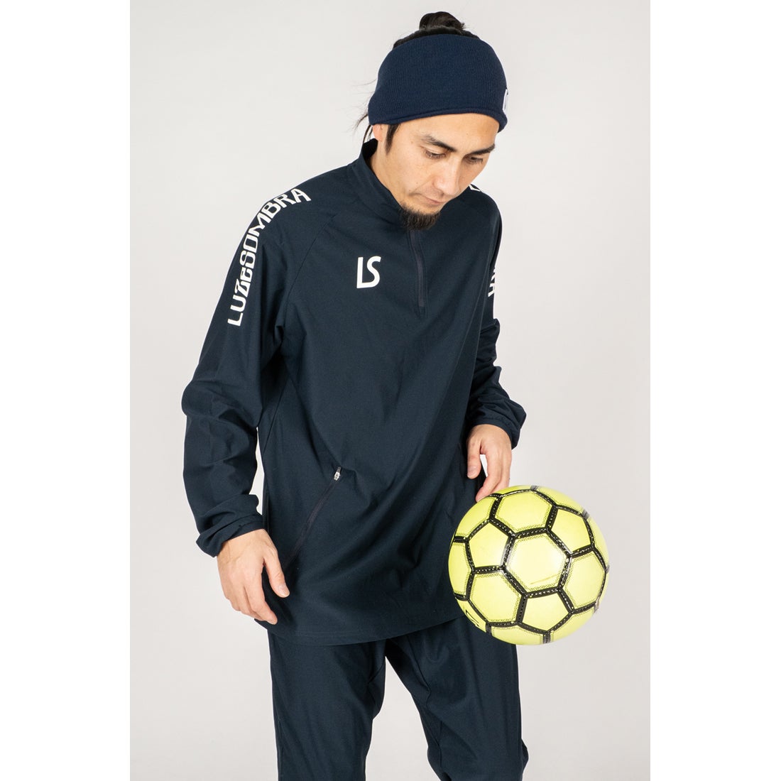 LUZeSOMBRA LS DRY HALF ZIP(ネイビー) L1261010 NVY トレーニング