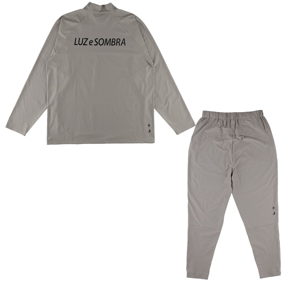 LUZeSOMBRA TWM DRY HALFZIP TOP&NAVIGATORS SLIM LONG PANTS(グレー