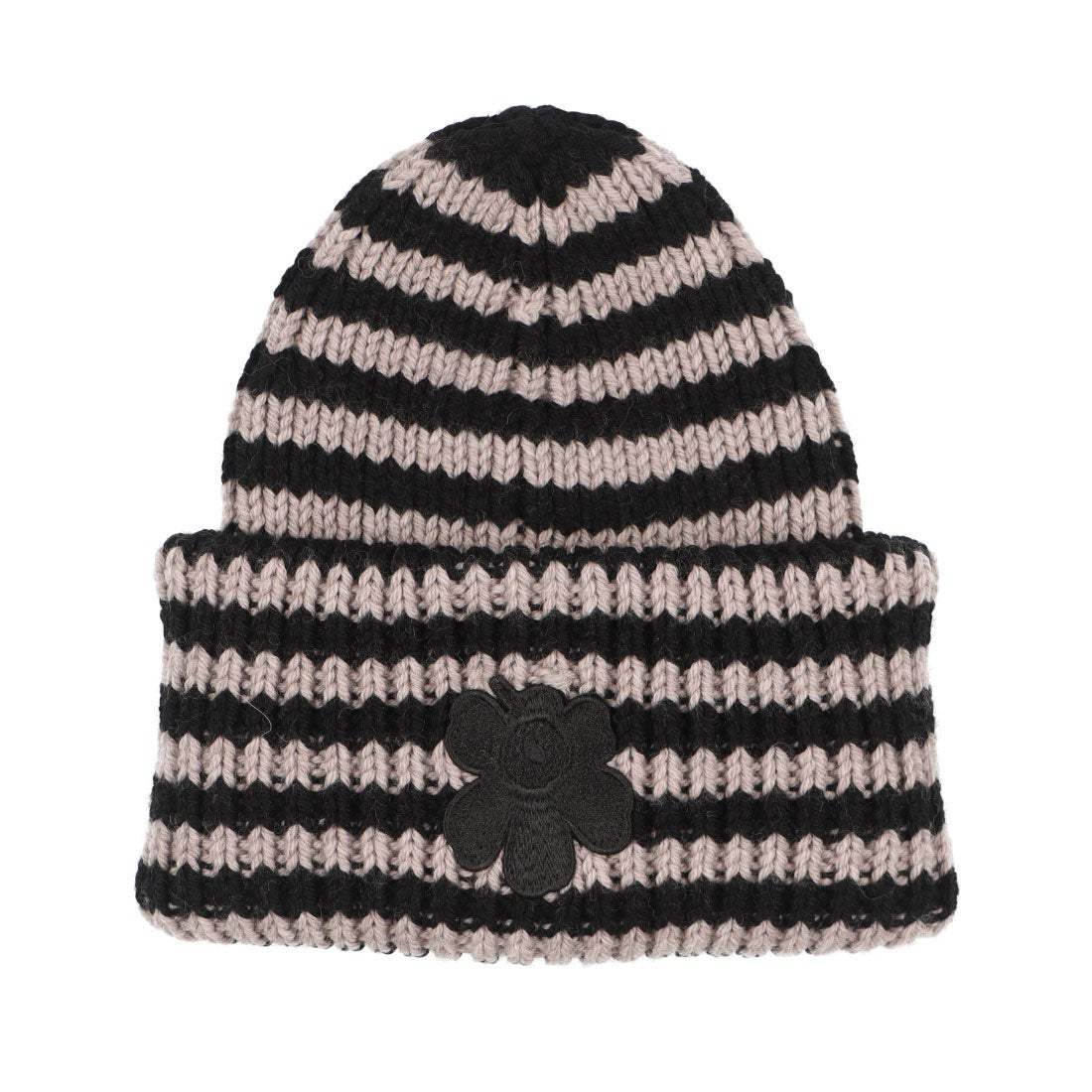 マリメッコ marimekko Ludia Tasaraita Beanie （Black/Grey） -靴