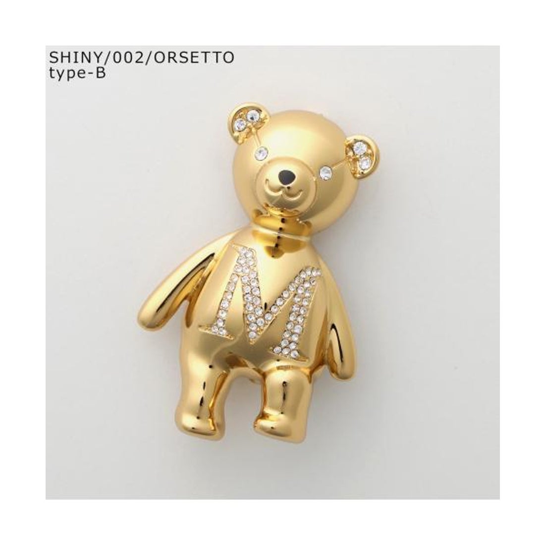 マックスマーラ Max Mara MAX MARA ブローチ TEDDYBROOCH SHINY テディ