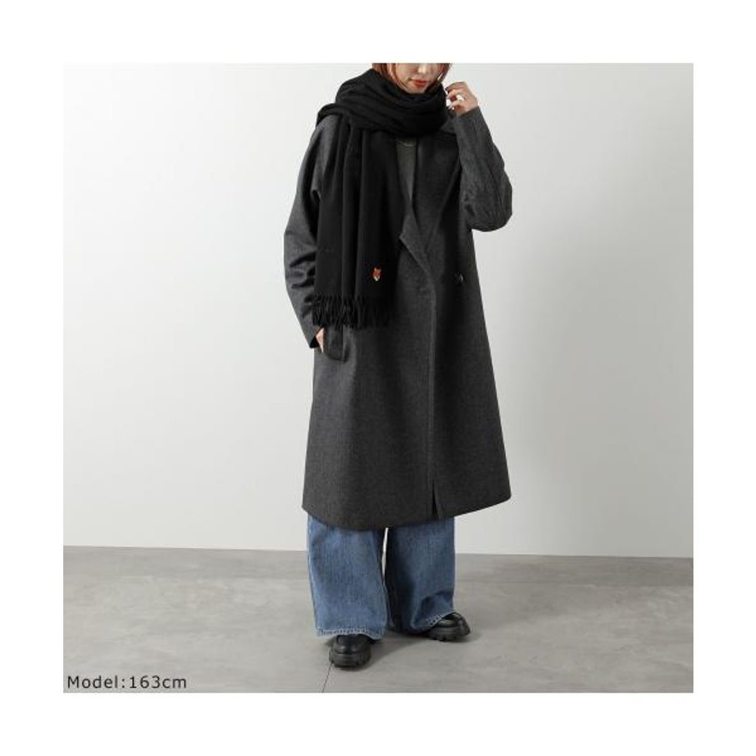 メゾンキツネ MAISON KITSUNE MAISON KITSUNE マフラー PM06201WB0044