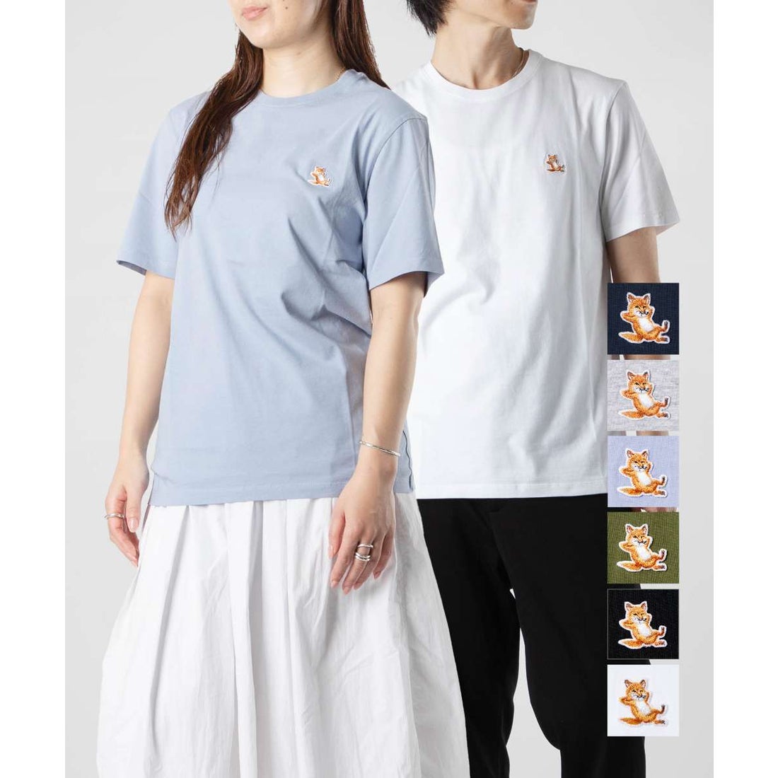 メゾンキツネ MAISON KITSUNE LM00110KJ0008 Tシャツ CHILLAX FOX