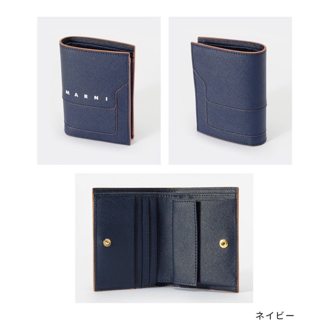 マルニ MARNI PFMOQ14U26 LV520 二つ折り財布 レディース 財布 ミニ