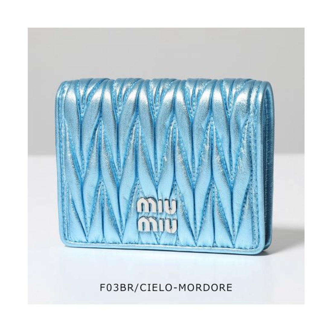 ミュウミュウ Miu Miu MIUMIU 二つ折り財布 5MV204 2FPP MATELASSE