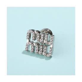 miumiu クリスタルペンダント付 ブローチ ダイヤモンド