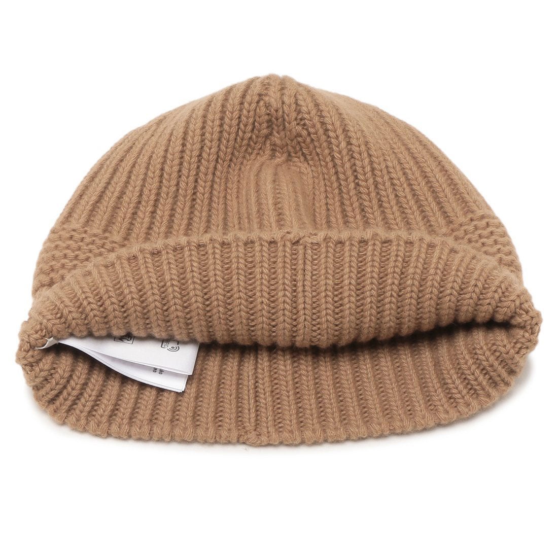 ミュウミュウ Miu Miu ニット帽 ビーニー カシミア ベージュ