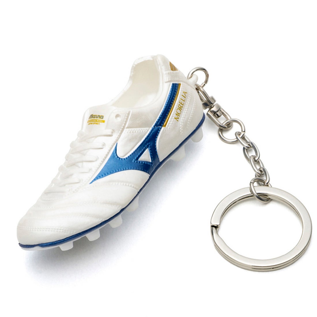 MIZUNO ミズノ モレリア II キーチェーン(ホワイト×ブルー) P1GZ247025