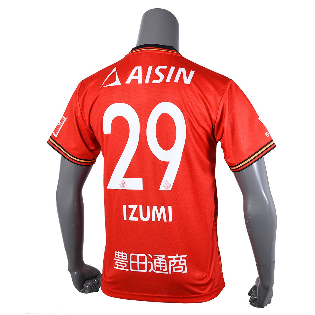 名古屋グランパス和泉選手NO7 長袖 Lサイズ オーセンティック