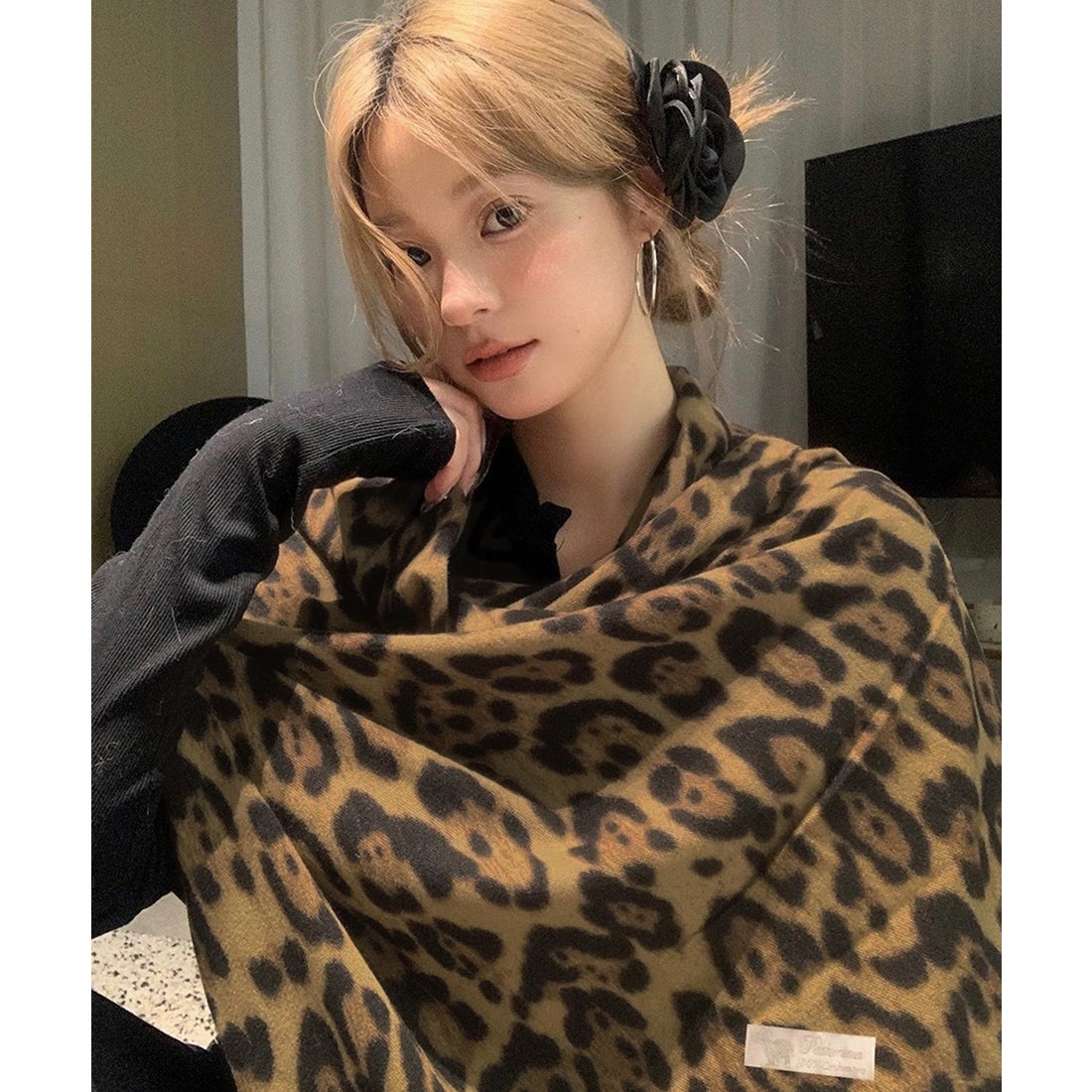 新品INOUI EDITIONS プリント 動物柄マフラー定価2.2万円 楽天市場