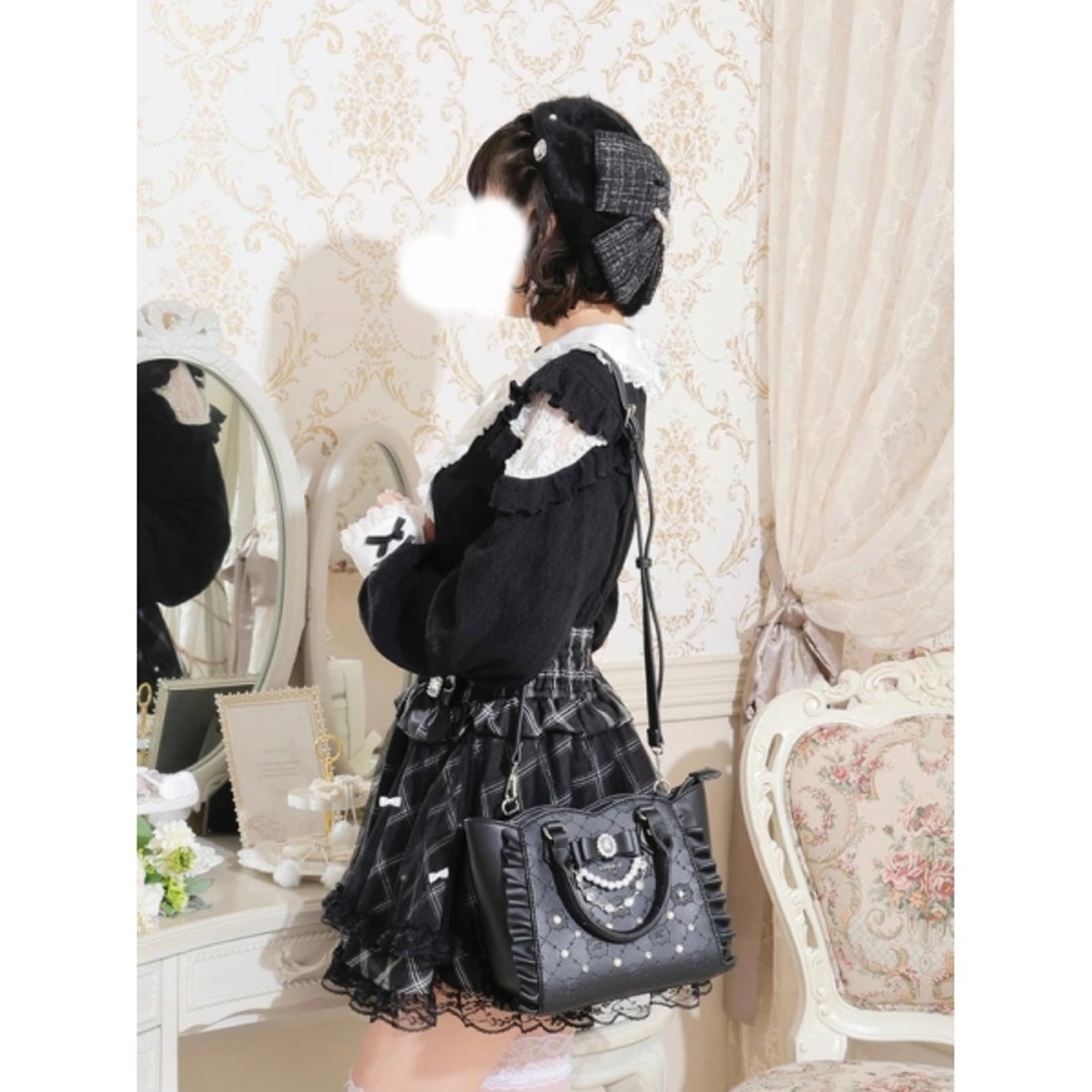 さきまるちゃんコラボ♡ヨークフレアコート（コート｜オフホワイト