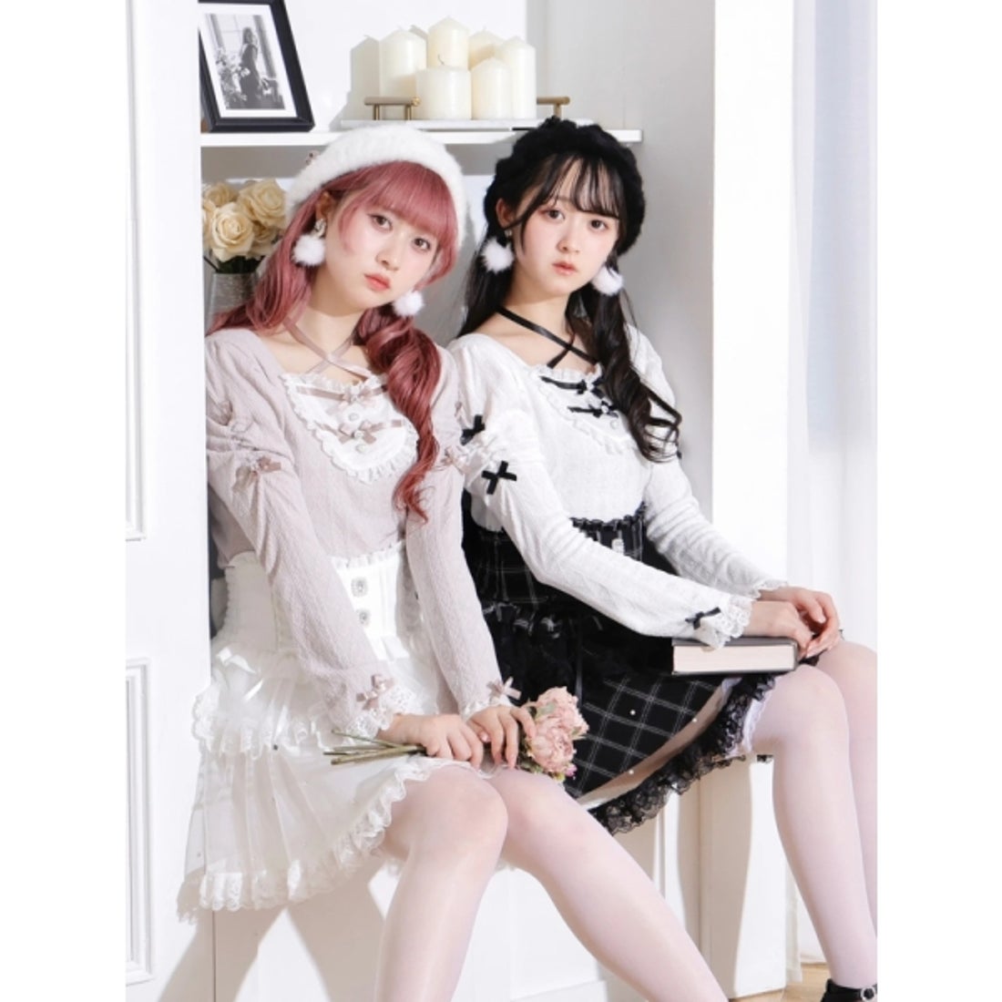 naptime パフスリーブブラウス フレアロングスカート 激レア 受注生産