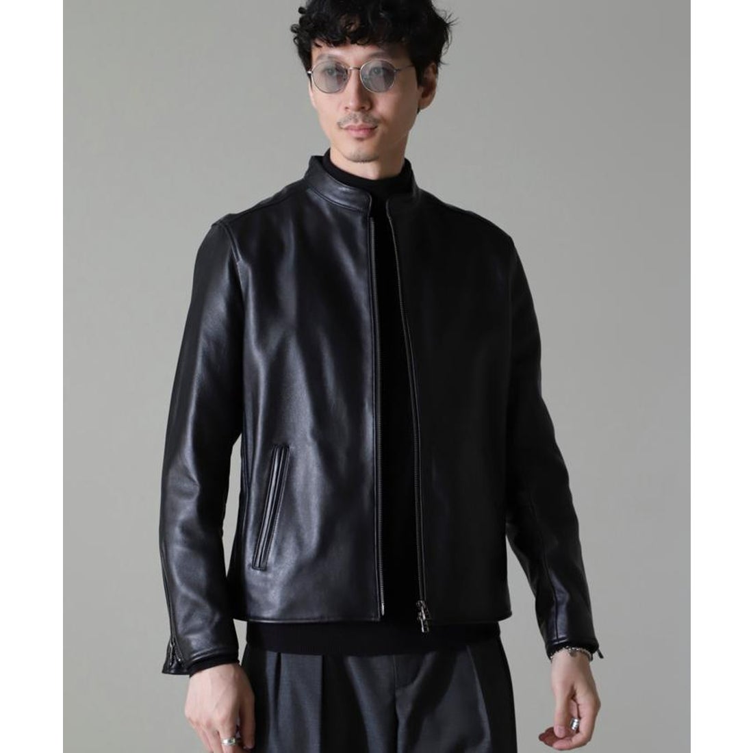 ナノ・ユニバース NANO universe バンドカラーレザーシングル