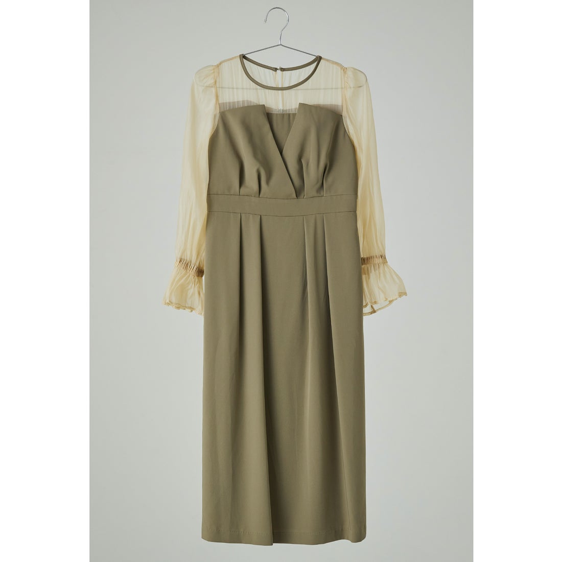 niana ビスチェデザインコクーンドレス カーキ S ニアナ niana niana