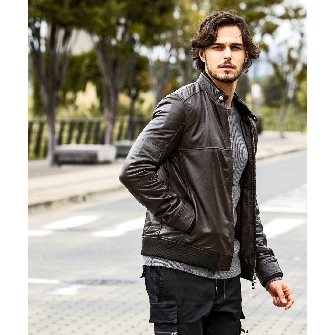 AKM Contemporary レザーブルゾン -ファッション通販 FASHION WALKER