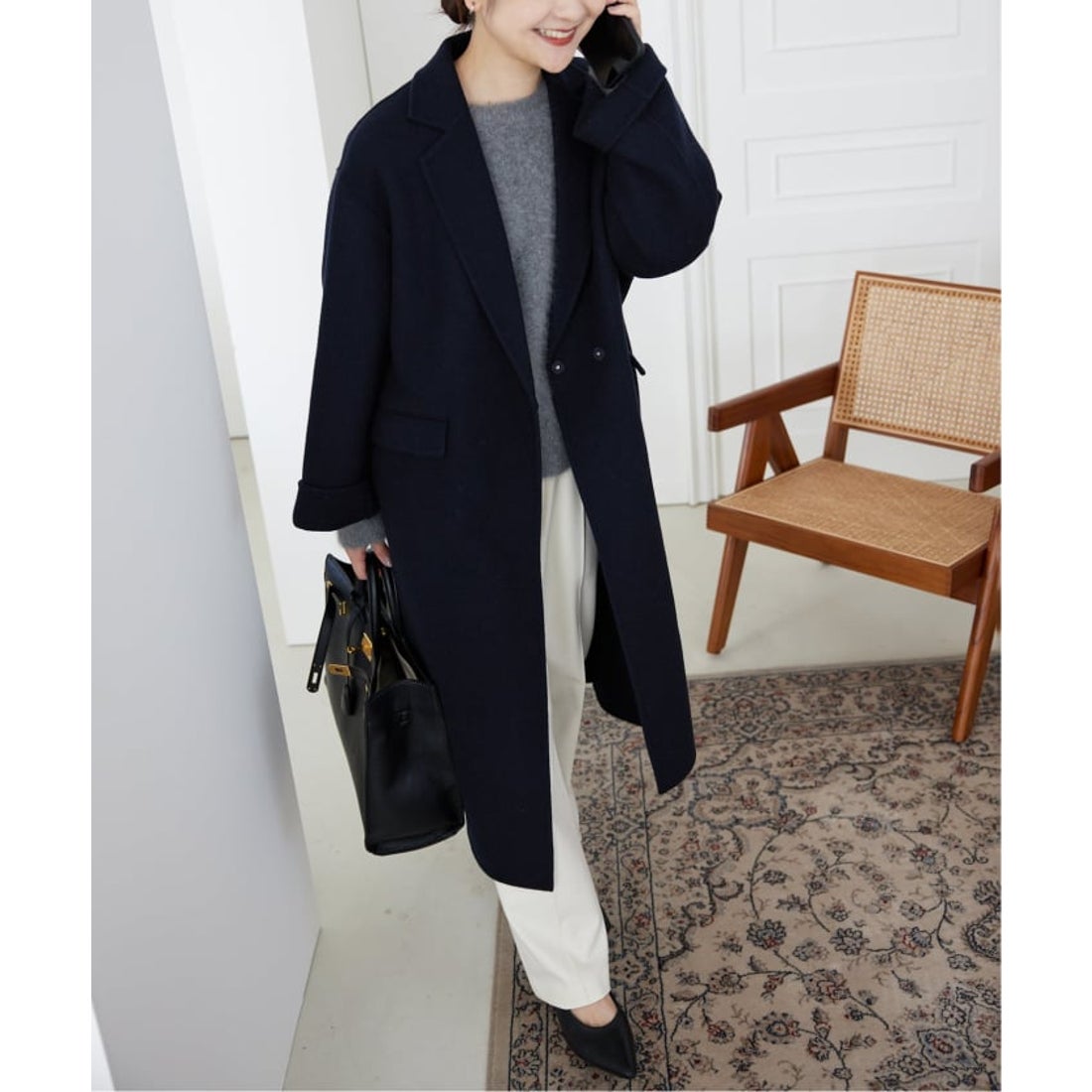 スローブ イエナ SLOBE IENA 《WEB限定/追加2予約》souple woolダブル