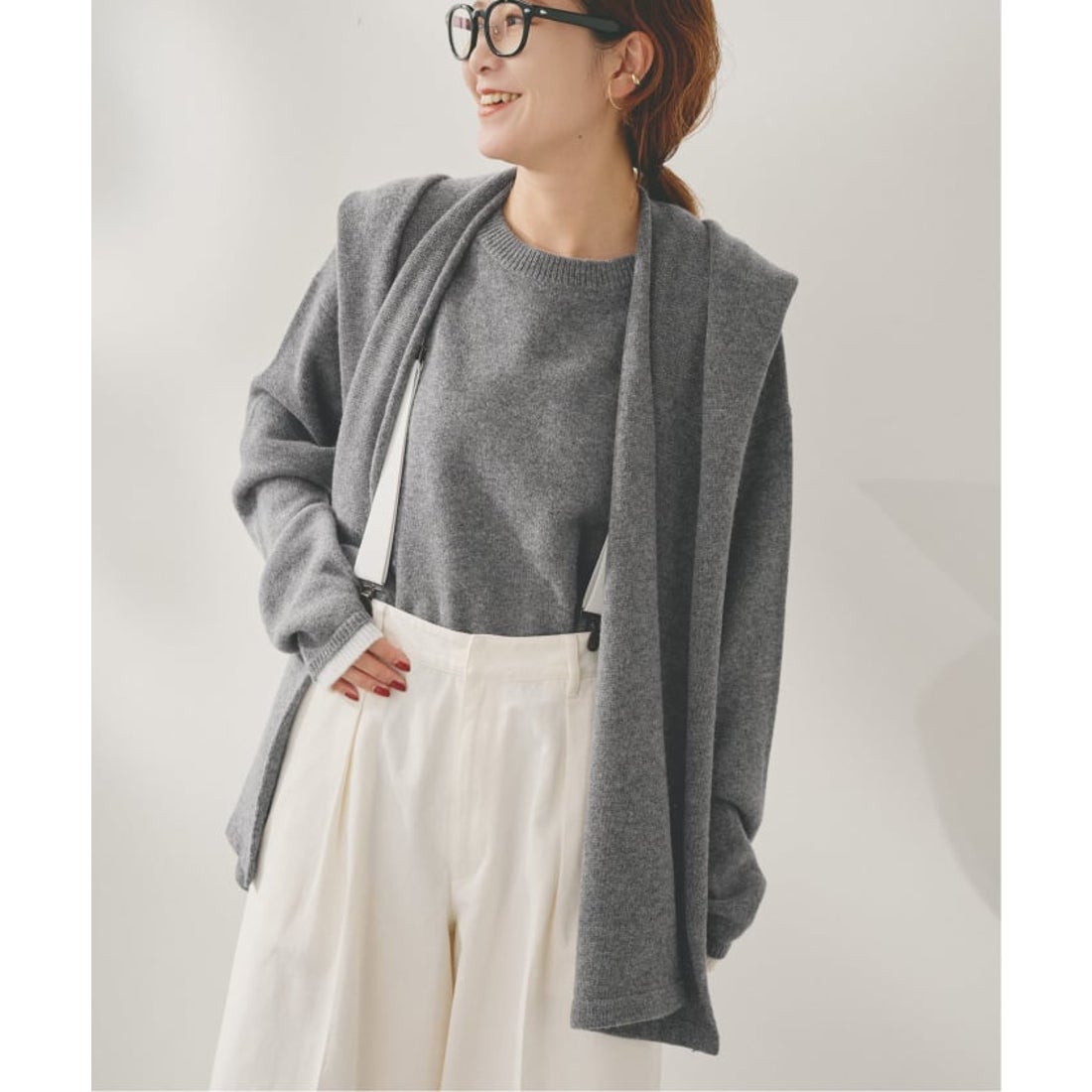 スピック＆スパン Spick & Span Higuchi*Sカシミヤ混フードマフラー