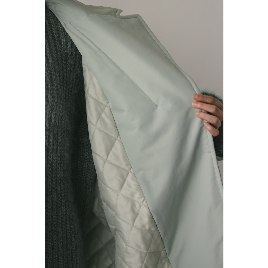 スタイルミキサー STYLEMIXER パッファーテーラーコート （BLK