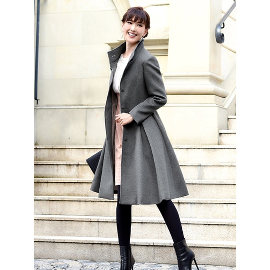 ルイルエブティック RUIRUE BOUTIQUE ウール100% ｜ バックリボン