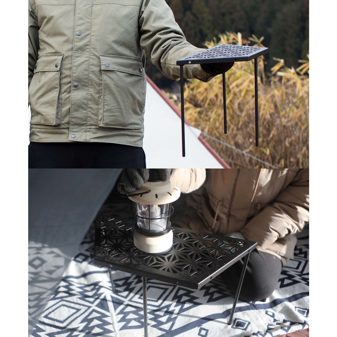 スモア S'more 【S'more / 和柄アウトドアテーブル2枚セット