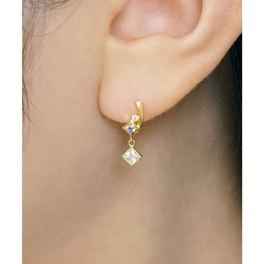 TAKE-UP K18・K10タンザナイトスイングピアス（YG) ONLINE SHOP⁄テイク