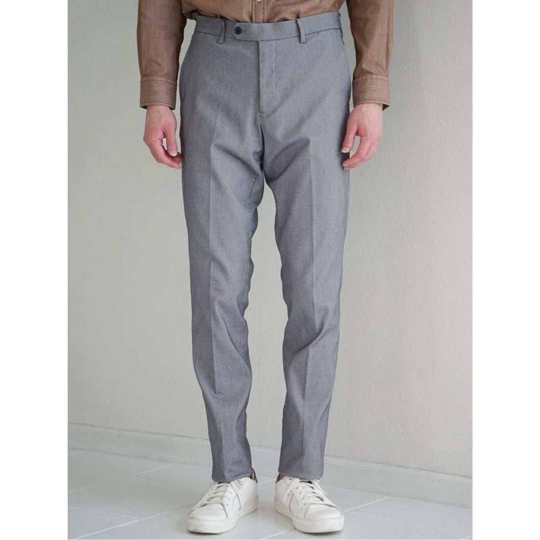 TAKA-Q クロスストレッチ スリムフィット ノータックスラックス カルゼ