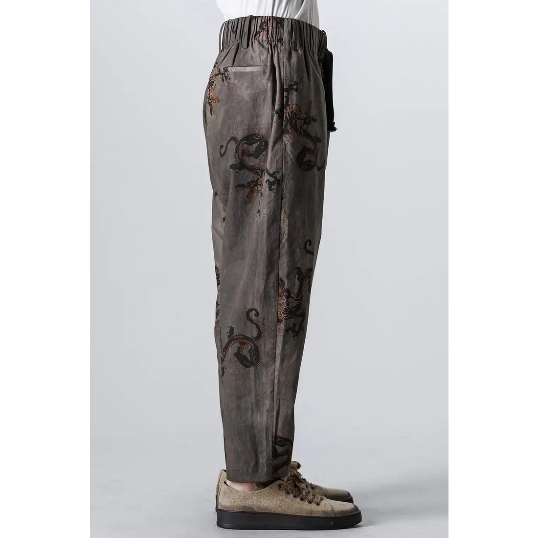 UMA WANG PIGIAMA PANTS grey/black _ FASCINATE Osaka Japan. -FASCINATE