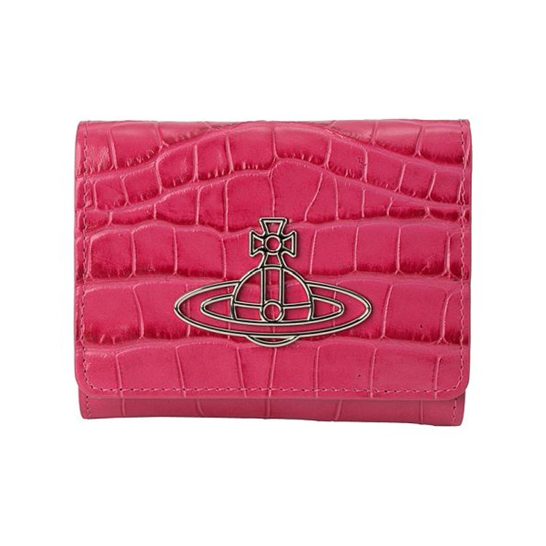 Vivienne 最高 Westwood オンライン限定 三つ折り財布 ピンク 日本限定