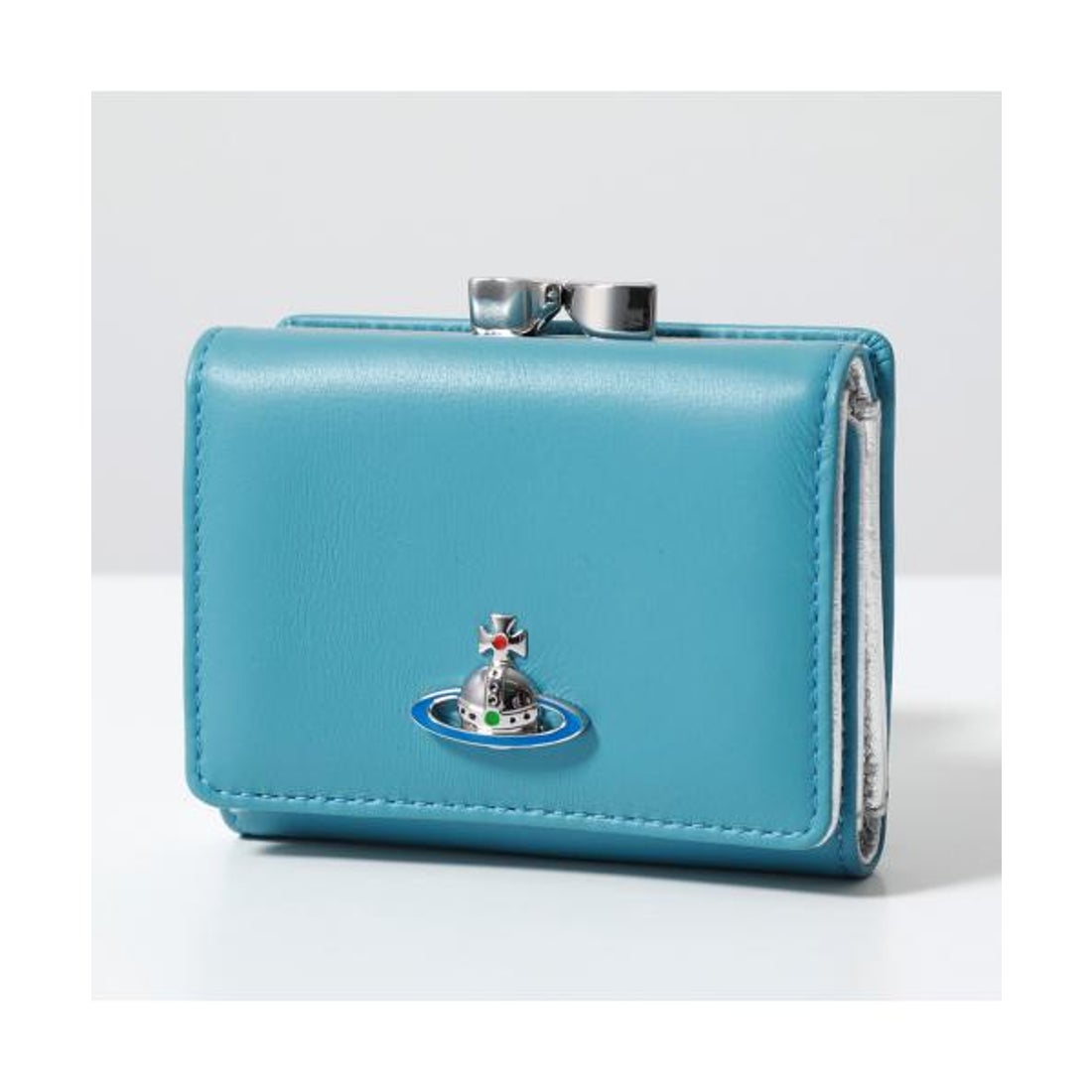 新品 Vivienne Westwood 三つ折り財布 BLUE Vivienne Westwood - 新品