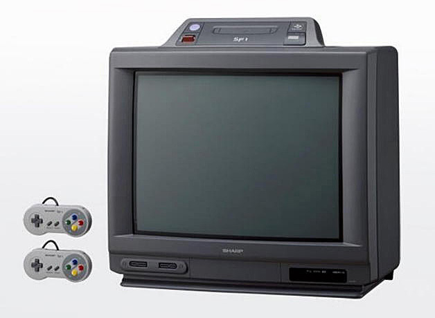 スーパーファミコン内蔵テレビ シャープ製 21型 SHARP 21G-SF1