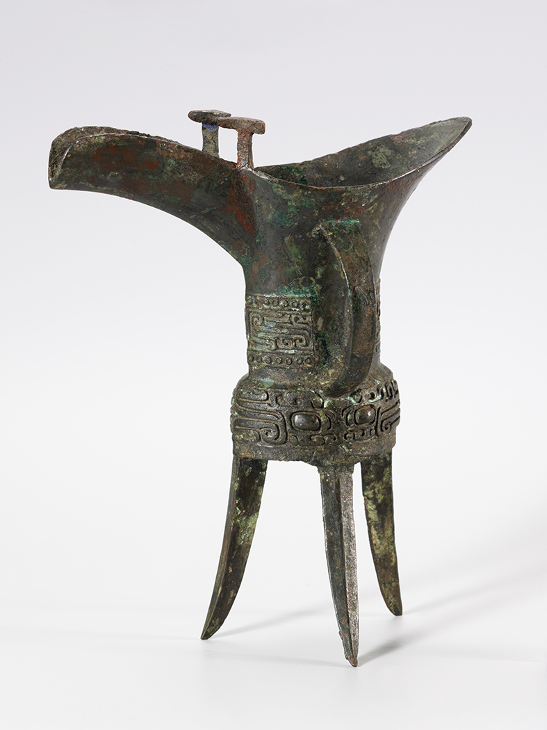 題：不老長寿 青銅製中国人物像 木箱付き 縦29cm 題：不老長寿 青銅製