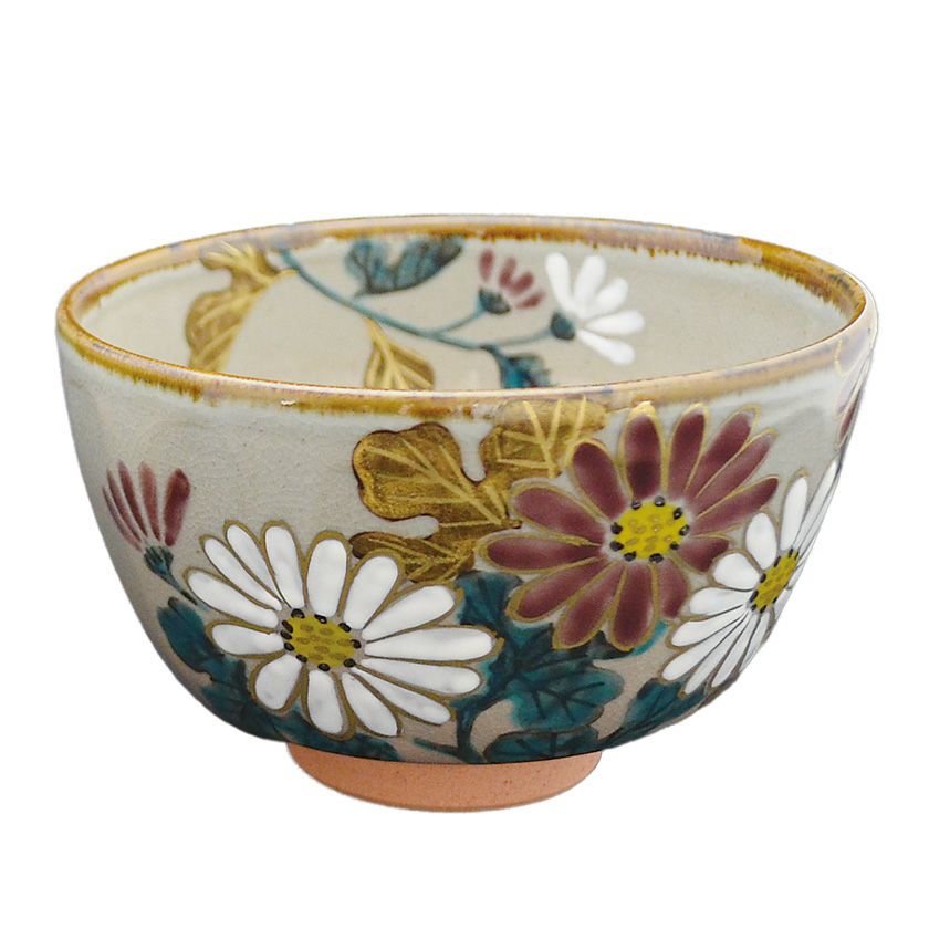 茶道具 抹茶茶碗（まっちゃちゃわん） 乾山写茶碗 菊 鈴木 一点 | 千年