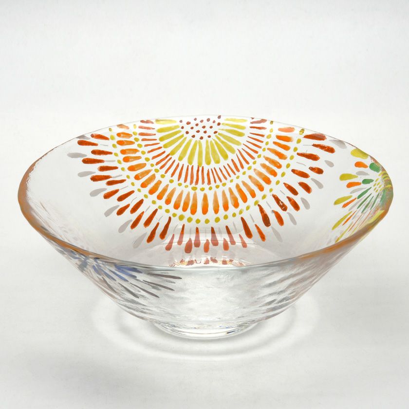 茶道具】平茶碗 八月 常夏 茶道具】平茶碗 八月 常夏