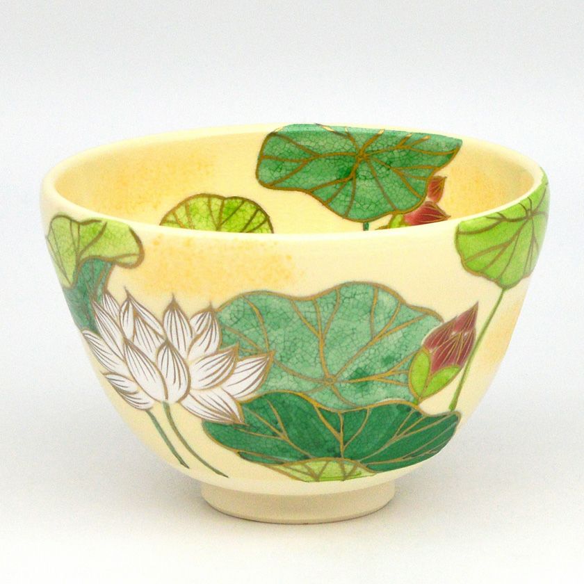 茶道具 抹茶茶碗（まっちゃちゃわん） 茶碗 仁清 蓮 水出 宋絢