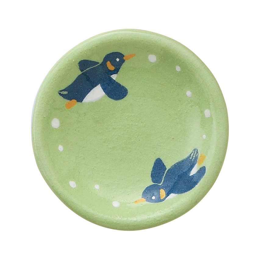 中国 1980年代中国景徳鎮製 漢詩山水文盤 飾皿 4枚