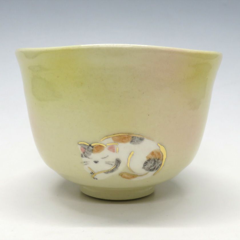 妻の作った 抹茶茶碗 カフェオレボウル 陶芸 猫舌に捧げる器 フランス
