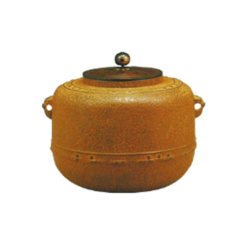 茶道具 炉釜（ろがま） 炉釜 万代屋 利休好写 大国藤兵衛