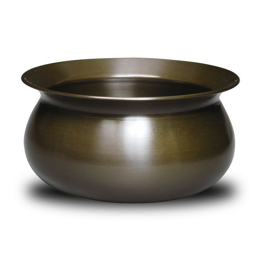 茶道具 建水（けんすい） 唐銅 伝来建水 般若勘渓