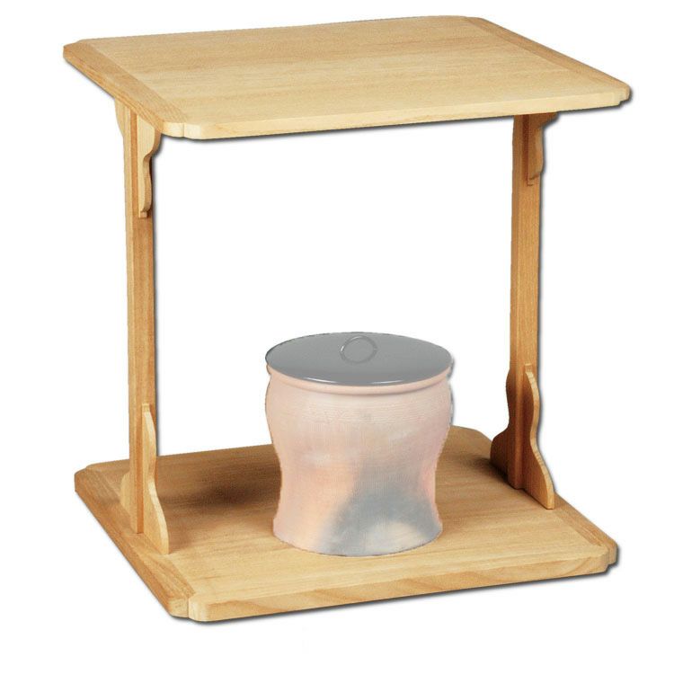 茶道具 棚（たな） 桐 四方棚 瓢 鵬雲斎好写 小林幸斎 ※