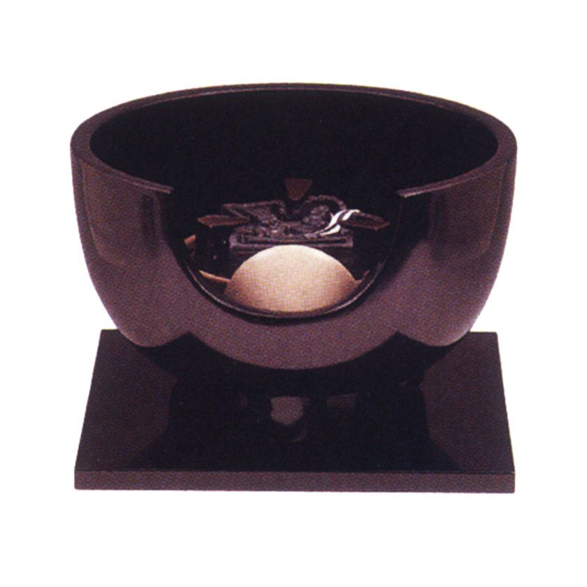 茶道具 風炉（ふろ） F-406 真塗 電熱器風炉（紅鉢型） 100V/400W 有限