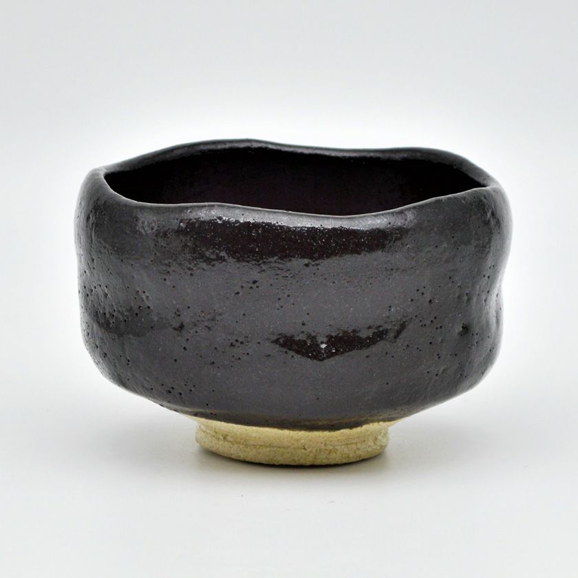 茶道具 黒楽 窯変 紅斑 抹茶碗 茶道具 黒楽 窯変 紅斑 抹茶碗