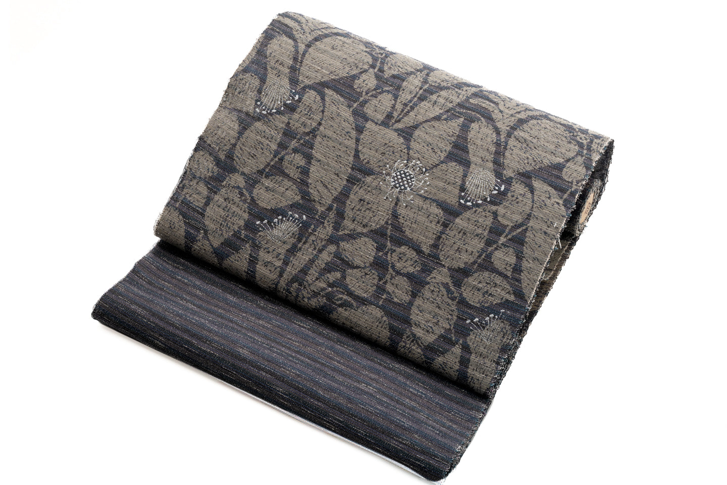 生産限定品【松皮染（九寸名古屋帯）風姿柄/上品綟＋型染め】| 仙福屋宗介