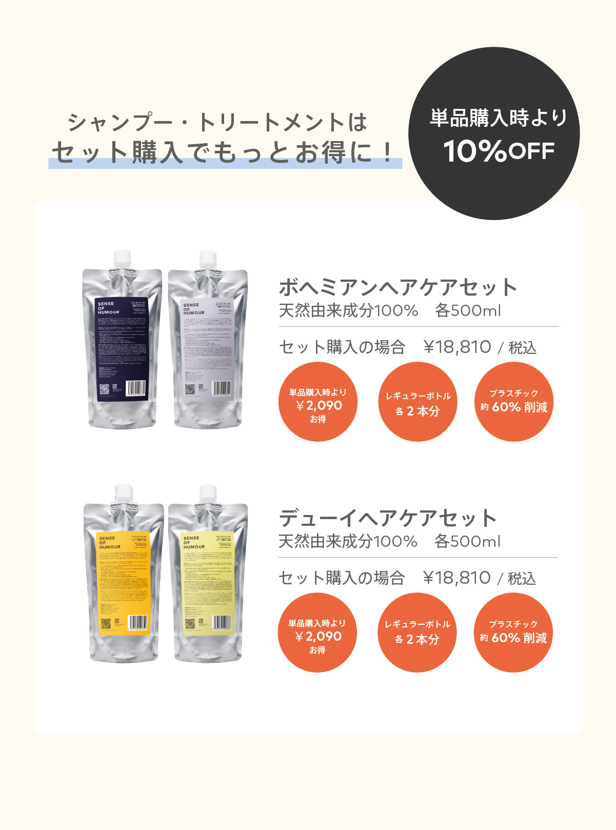 ellesinca FF シャンプー トリートメント 詰替容器 ellesinca FF