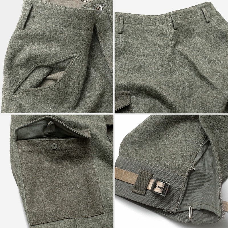 スウェーデン軍 M39 ウールパンツ グレー デッドストック PP002NN SWD
