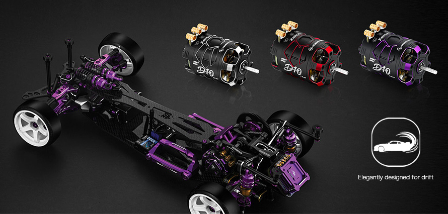 HOBBYWING XeRUN-D10 ブラシレスモーター 13.5T【1/10用】 - セキド
